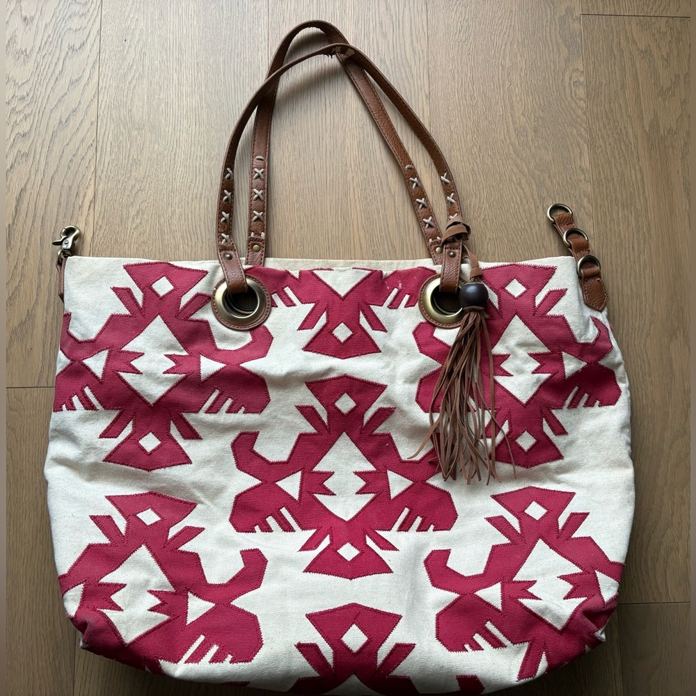 Lucky Brand Covina Southwestern Style Tote Bag